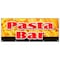 Signmission PASTA BAR BANNER SIGN dressing salad pasta noodles vegetables tomato B-120 Pasta Bar - alternate 1